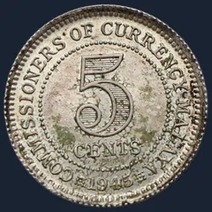 5 Cents 1945 Malaya