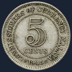 5 Cents 1945 Malaya