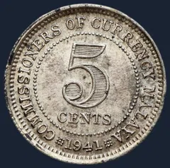 5 Cents 1945 Malaya