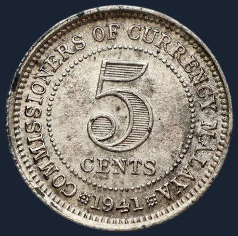 5 Cents 1945 Malaya