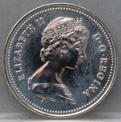 5 Cents 1980 Canada — Nikkel achterzijde