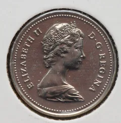 5 Cents 1980 Canada — Nikkel achterzijde