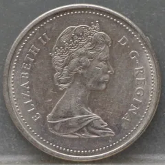 5 Cents 1987 Canada — Nikkel achterzijde