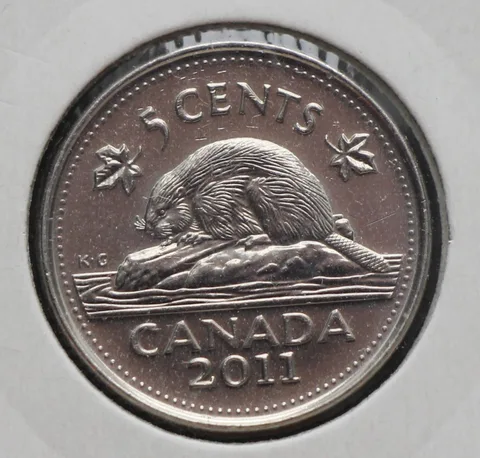 5 Cents 2011 Canada — Nikkel