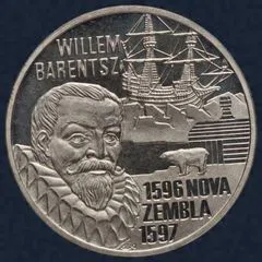 5 Euro 1996 Nederland Willem Barentsz