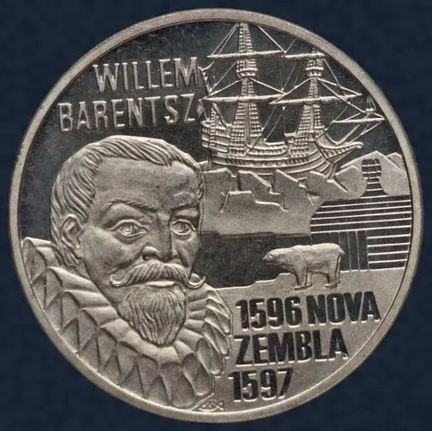 5 Euro 1996 Nederland Willem Barentsz