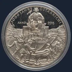 5 Euro 1996 Oostenrijk '1000 jaar Oostenrijk'