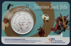 5 Euro 2016 Jheronimus Bosch Coincard UNC