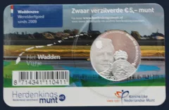 5 Euro 2016 Wadden Vijfe  Coincard UNC