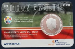 5 euro 2017 Nederland Johan Cruijff coincard UNC