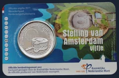 5 euro 2017 Nederland Stelling van Amsterdam coincard