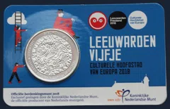 5 euro 2018 Nederland Leeuwarden coincard