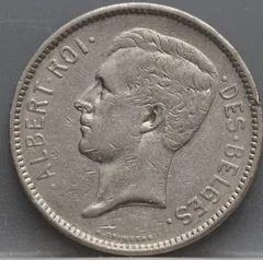 5 Francs 1931 België — Nikkel (Franstalige versie) voorzijde