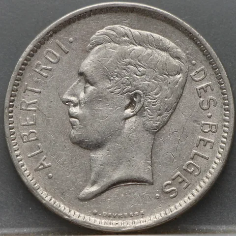 5 Francs 1932 België — Nikkel