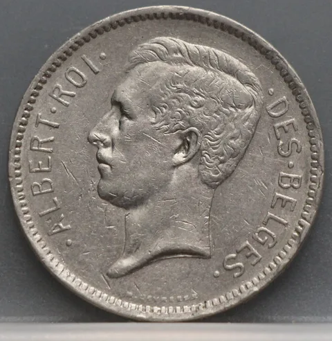 5 Francs 1932 België — Nikkel