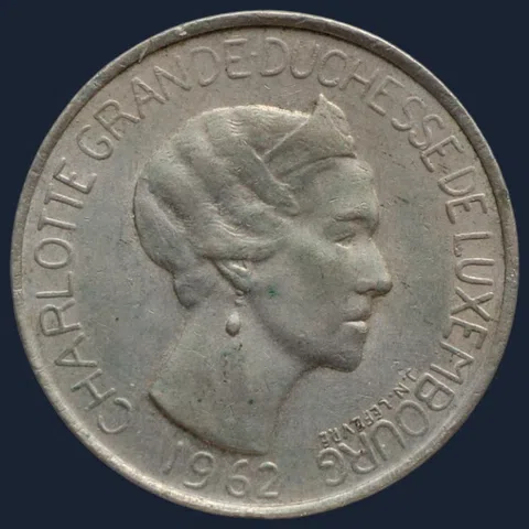 5 francs 1962 Luxemburg