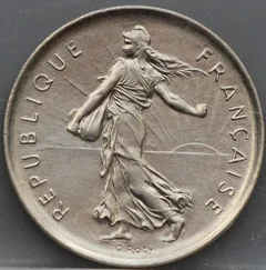 5 Francs 1970 Frankrijk — Cupronikkel voorzijde