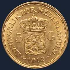 5 Gulden 1912 Wilhelmina