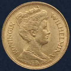 5 gulden 1912 Wilhelmina - gouden vijfje 1912