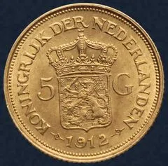 5 gulden 1912 Wilhelmina