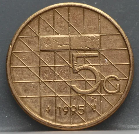 5 Gulden 1995 Beatrix — Verbronsd Nikkel