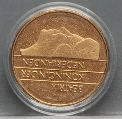 5 Gulden 1997 Beatrix — Verbronsd Nikkel achterzijde