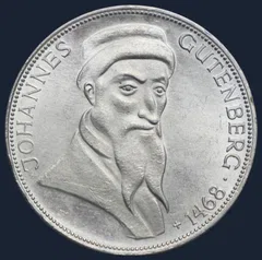 5 Mark 1968 (G) Duitsland Gutenberg