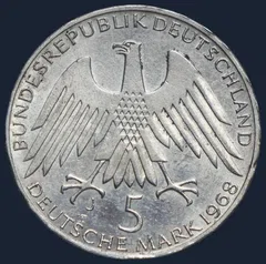 5 Mark 1968 Duitsland Raiffeisen