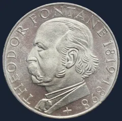 5 Mark 1969 (G) Duitsland - Theodor Fontane
