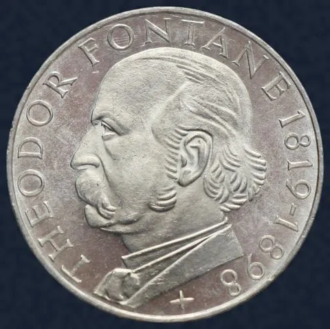 5 Mark 1969 (G) Duitsland - Theodor Fontane
