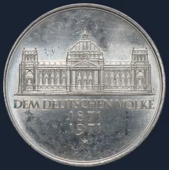 5 Mark 1971 Duitsland - 100 Jaar Grondvesting Tweede Keizerrijk