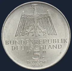 5 Mark 1971 Duitsland Albrecht Dürer