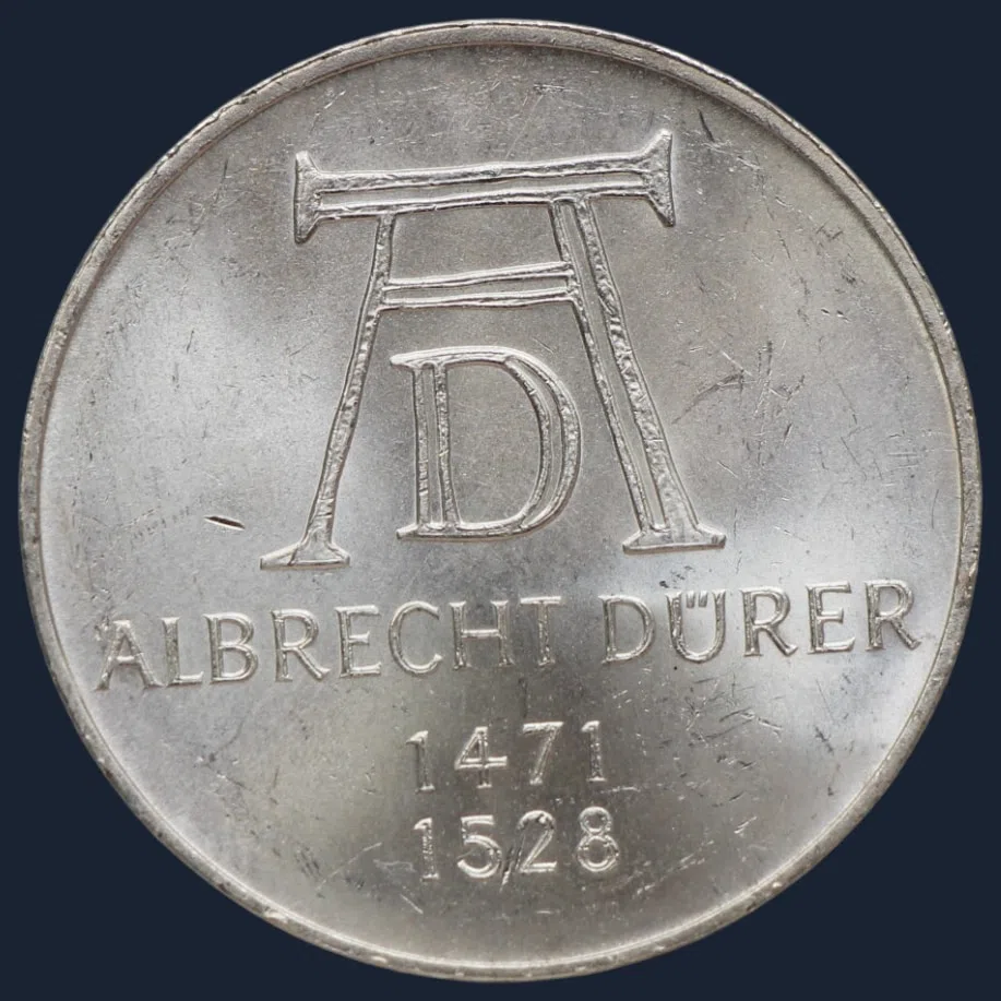 5 Mark 1971 Duitsland Albrecht Dürer