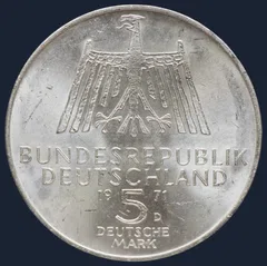 5 Mark 1971 Duitsland Albrecht Dürer