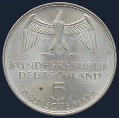 5 Mark 1971 (G) Duitsland - 100 Jaar Grondvesting Tweede Keizerrijk