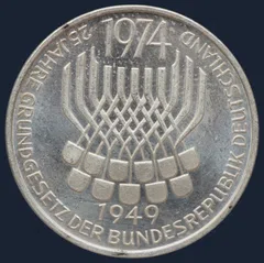 5 Mark 1974 Duitsland - 25 jaar Grondwet