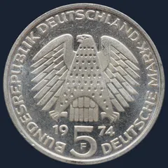 5 Mark 1974 Duitsland - 25 jaar Grondwet