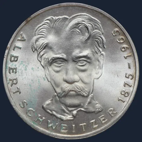 5 Mark 1975 (G)  Duitsland - Albert Schweitzer