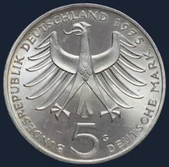 5 Mark 1975 Duitsland Albert Schweitzer