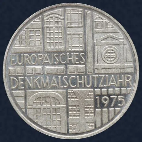 5 Mark 1975 (F) Duitsland - Europees Jaar Monumentenbescherming