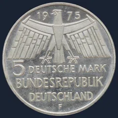 5 Mark 1975 (F) Duitsland - Europees Jaar Monumentenbescherming