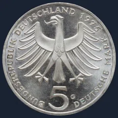 5 Mark 1975 (G) Duitsland Albert Schweitzer