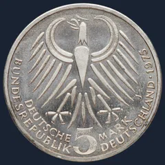 5 Mark 1975 (J) Duitsland - 50e Sterfdag Friedrich Ebert