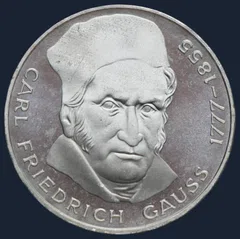 5 Mark 1977 Duitsland Carl Friedrich Gauss