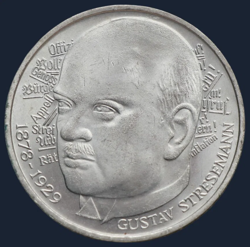 5 Mark 1978 Duitsland Gustav Stresemann