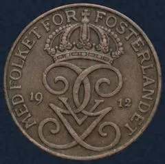 5 Öre 1912 Zweden