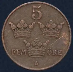 5 Öre 1915 Zweden