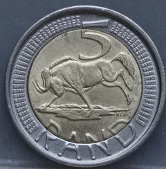 5 Rand 2006 Zuid-Afrika — Cupro-nikkel voorzijde