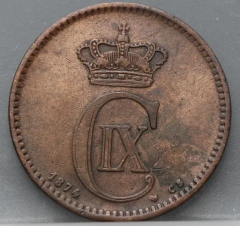 5 Øre 1874 Denemarken