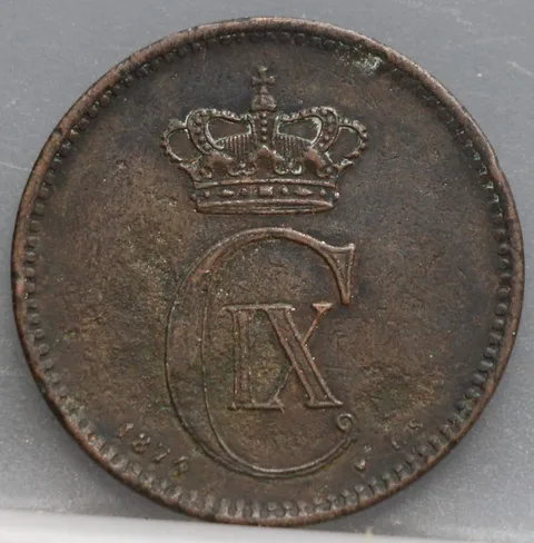 5 Øre 1874 Denemarken — Brons